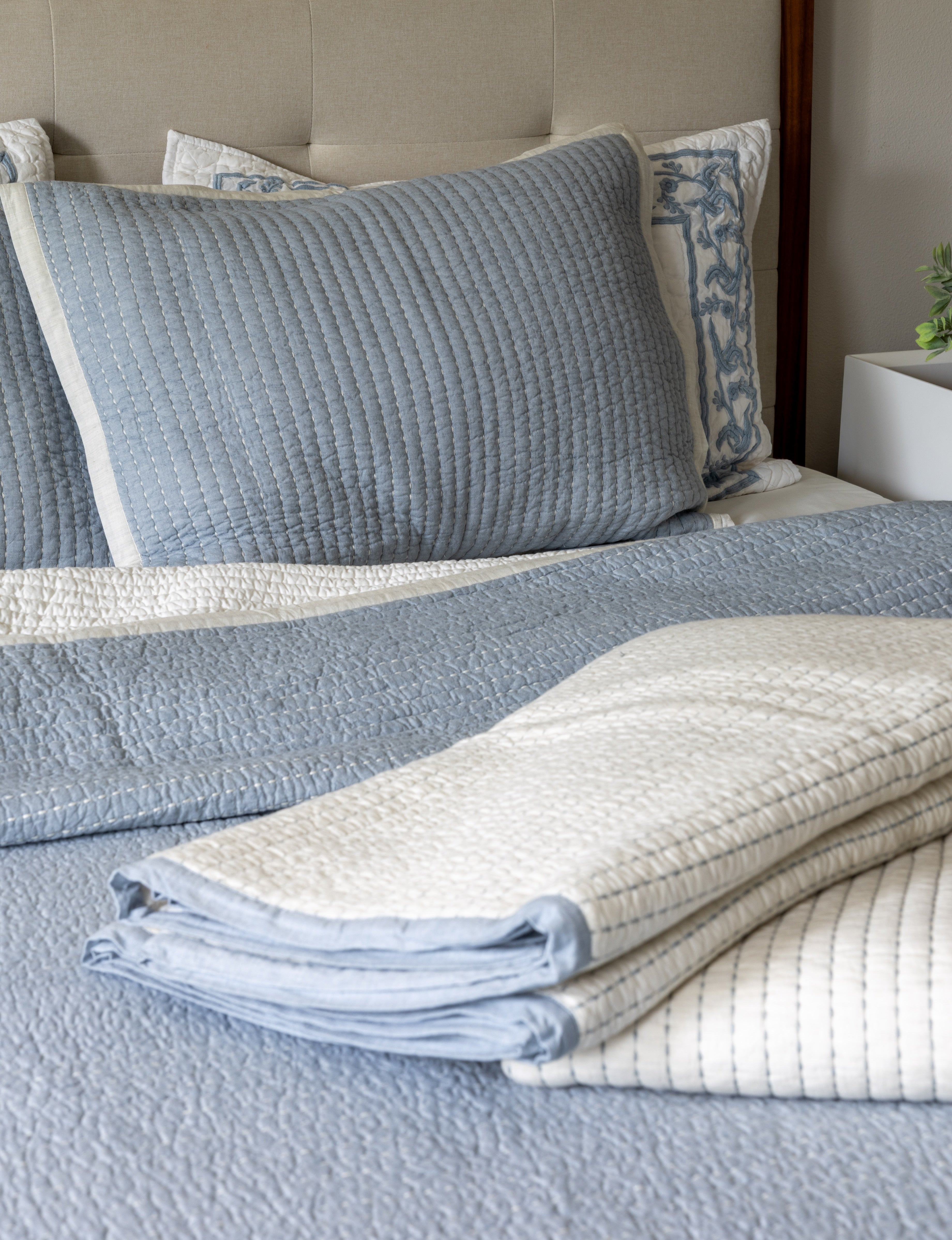 The Melange Kantha Quilt
