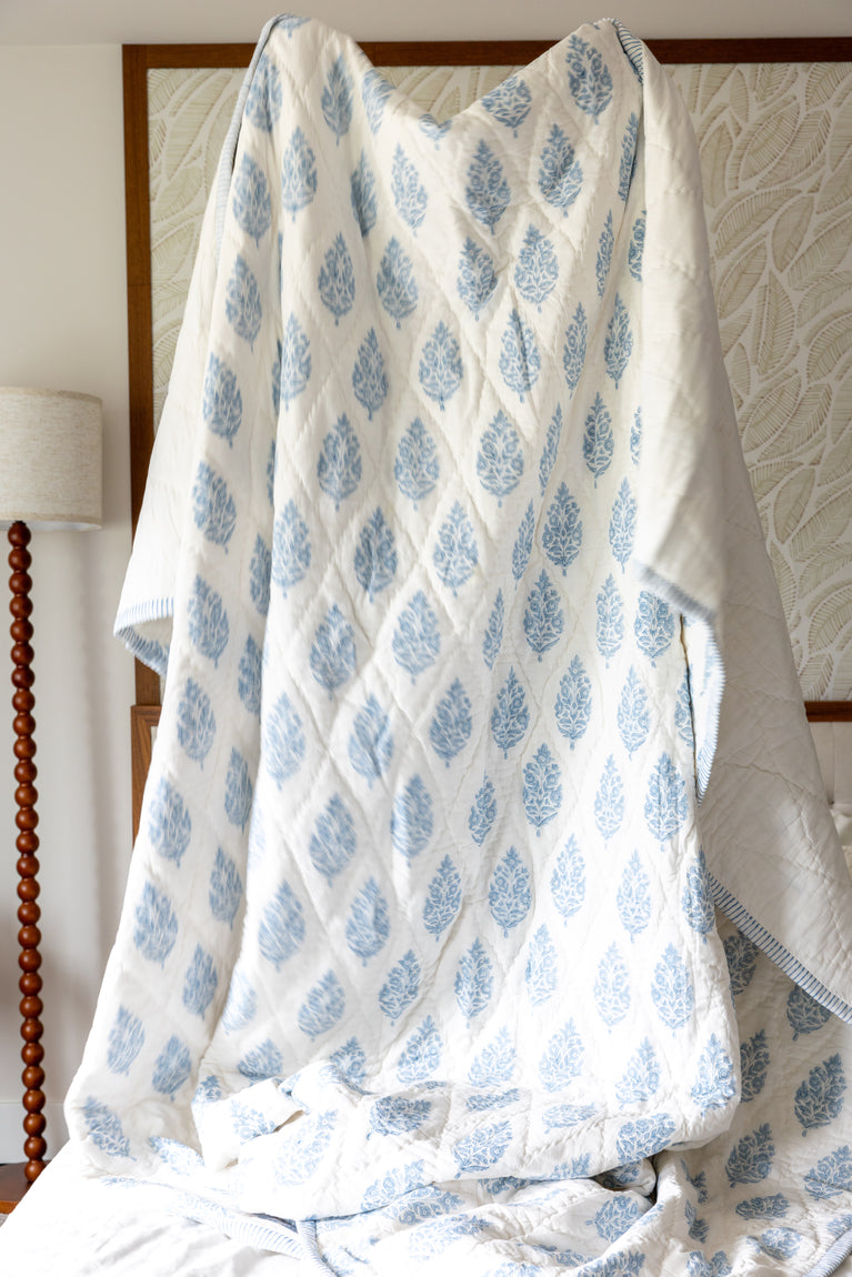 The Lucille Block Print Quilt