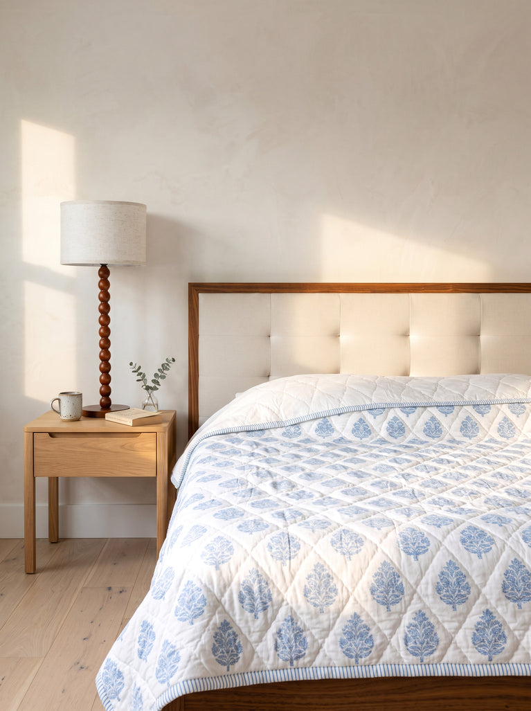 The Lucille Block Print Quilt