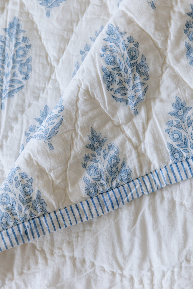 The Lucille Block Print Quilt