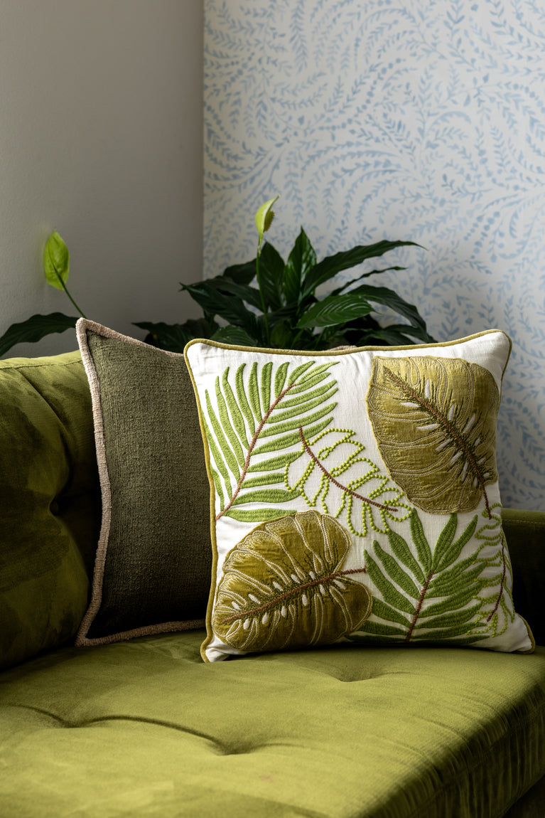 The Leaf Garden Throw Pillow
