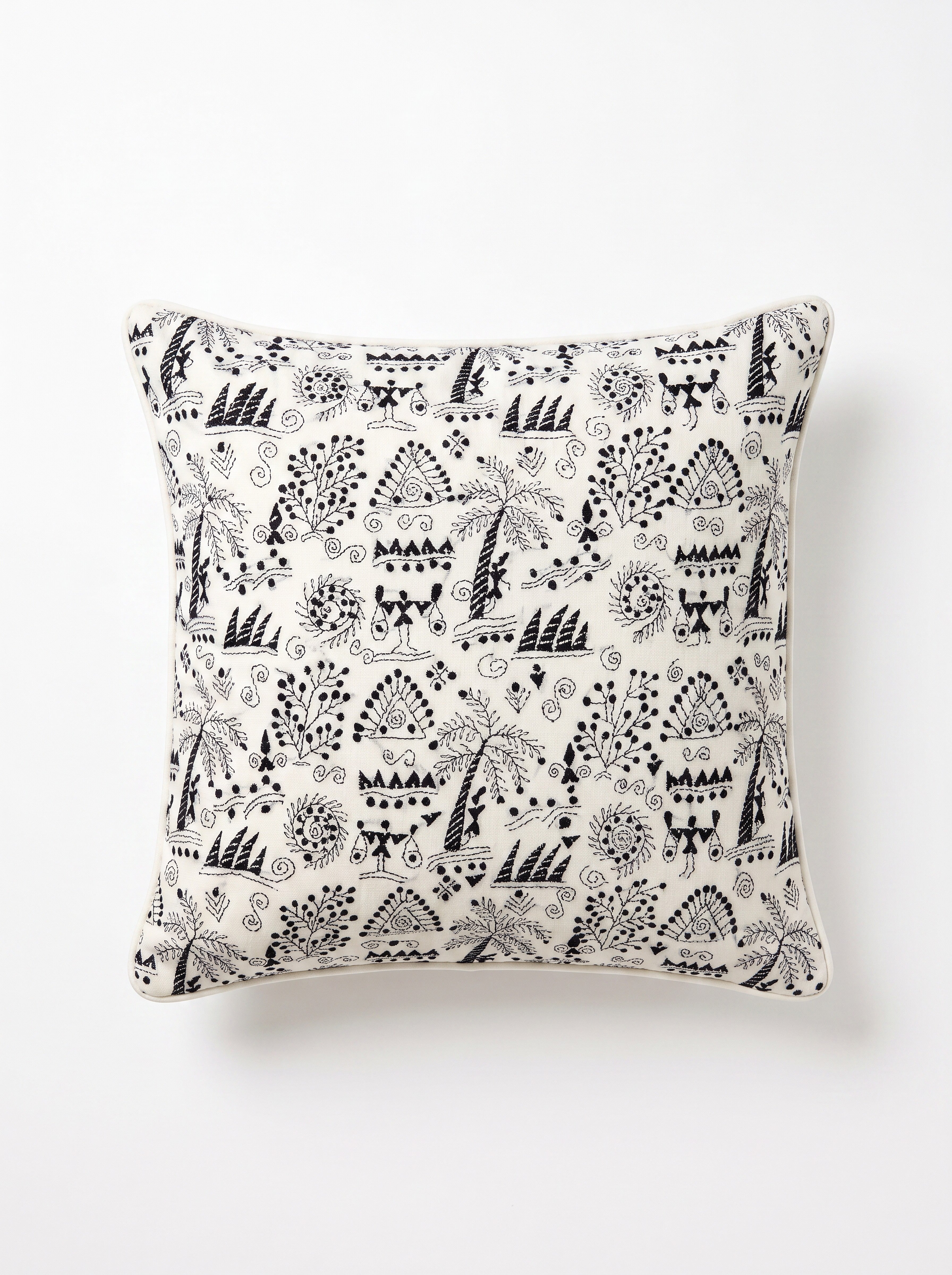 Folk Story Throw Pillow