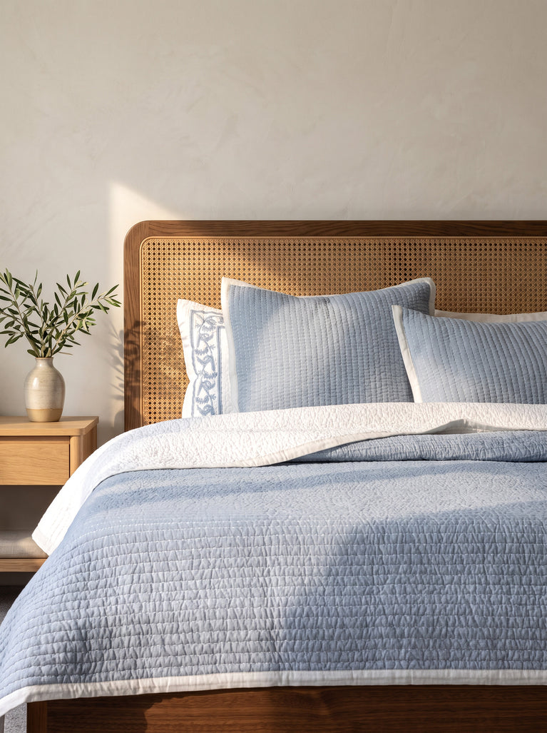 The Melange Kantha Quilt