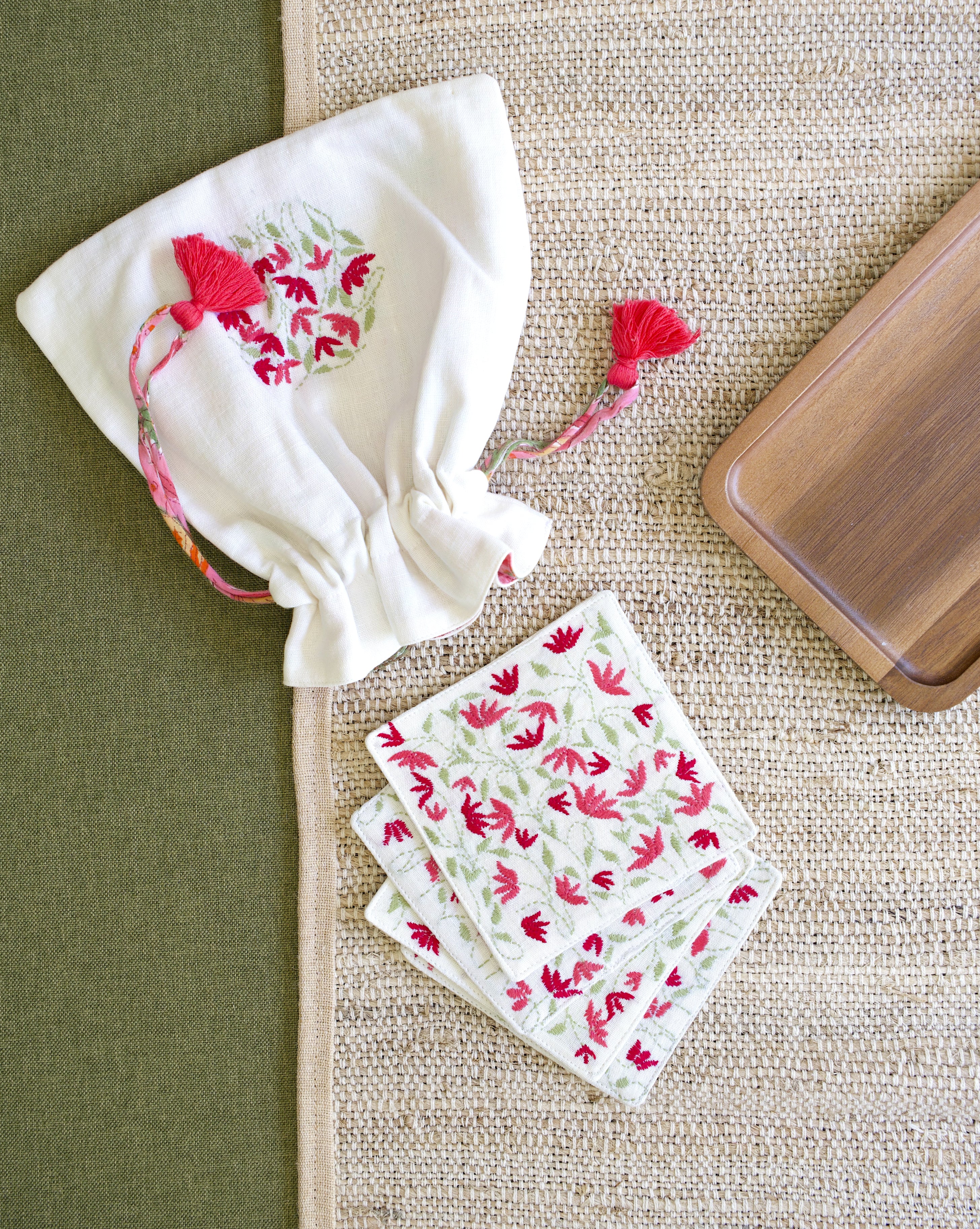 The Blossom Coasters — Set of 6