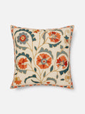 Garden Floral Throw Pillow