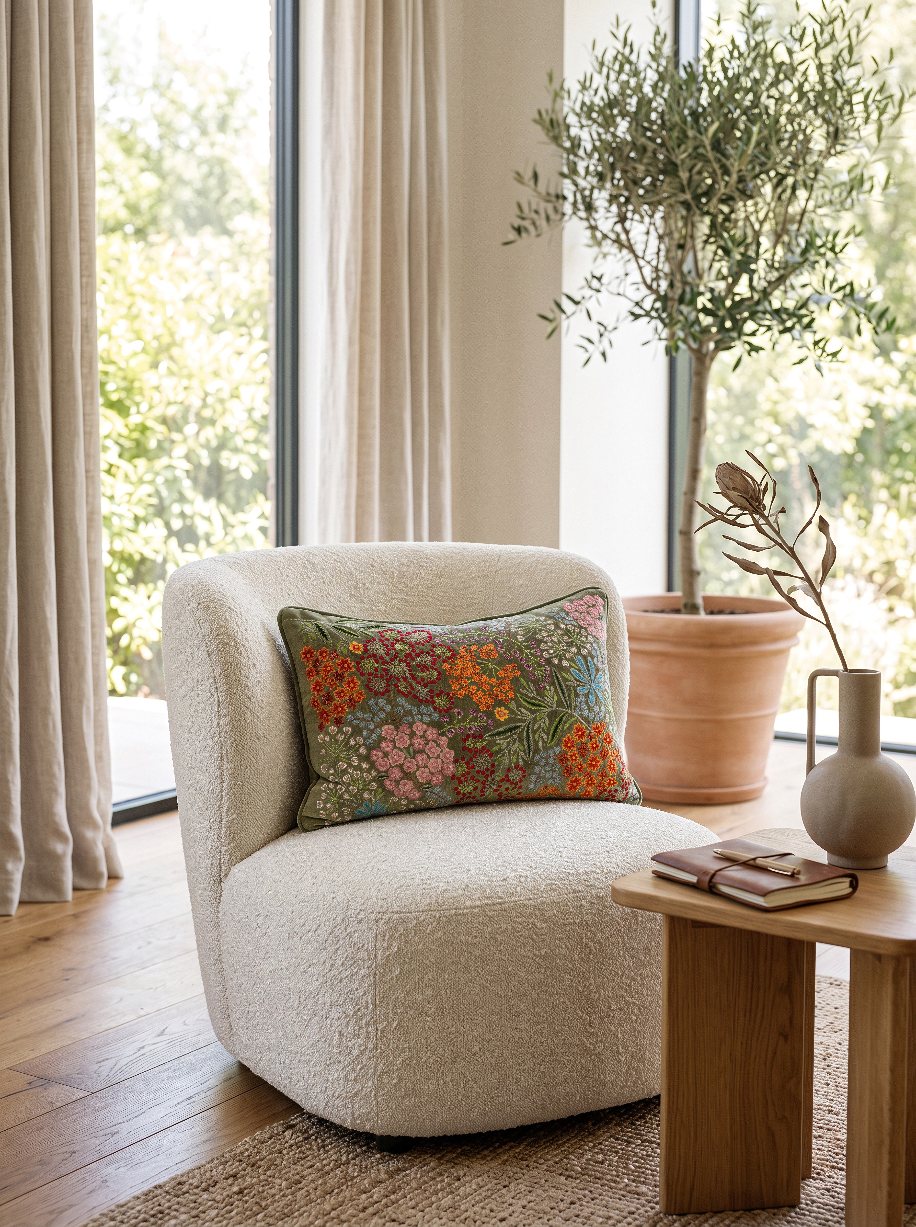 Wildflower Lumbar Pillow