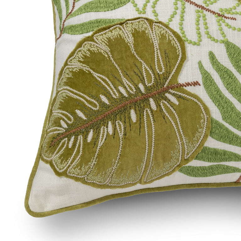 The Leaf Garden Throw Pillow